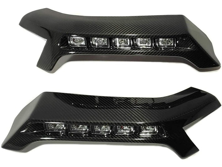 Carbon Brabus Lower Lip with Nolden LEDs for Mercedes-Benz G-Class W463 4x4